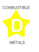 Illustration for classification D - Combustible Metals